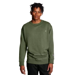 Men's Champion® Fleece Powerblend Sweatshirt -Champion Shop 2874625 Cargo Olive