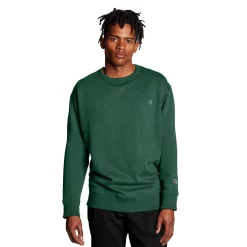 Men's Champion® Fleece Powerblend Sweatshirt -Champion Shop 2874625 Dark Green
