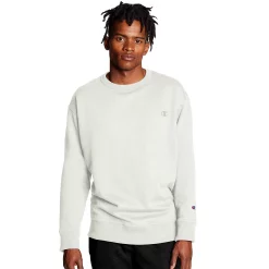 Men's Champion® Fleece Powerblend Sweatshirt -Champion Shop 2874625 Natural