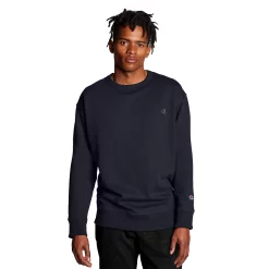 Men's Champion® Fleece Powerblend Sweatshirt -Champion Shop 2874625 Navy Heather