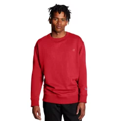Men's Champion® Fleece Powerblend Sweatshirt -Champion Shop 2874625 Team Red Scarlet