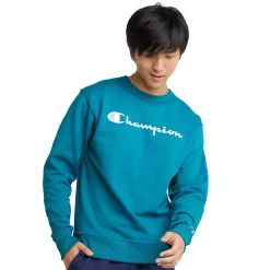 Men's Champion® Powerblend Fleece Sweatshirt -Champion Shop 3614978 Dark Emerald