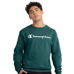 Men's Champion® Powerblend Fleece Sweatshirt -Champion Shop 3614978 Forest Peak Green