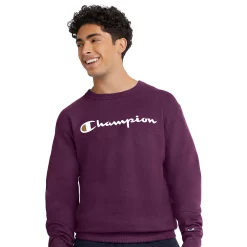 Men's Champion® Powerblend Fleece Sweatshirt -Champion Shop 3614978 Plum Port