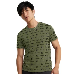 Men's Champion® Sportstyle Logo Tee -Champion Shop 3824842 Little Script Olive