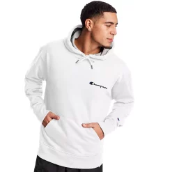 Men's Champion® Powerblend Fleece Hoodie -Champion Shop 4266370 White
