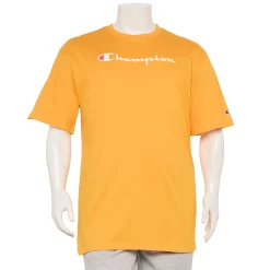 Big & Tall Champion® Modern-Fit Logo Tee -Champion Shop 4397460 Capri Orange