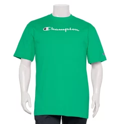 Big & Tall Champion® Modern-Fit Logo Tee -Champion Shop 4397460 Green Vine