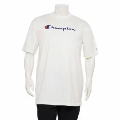 Big & Tall Champion® Modern-Fit Logo Tee -Champion Shop 4397460 White