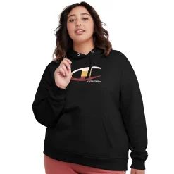 Plus Size Champion® Powerblend Graphic Hoodie