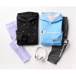 Kids 7-20 Champion® Script Fleece Hoodie -Champion Shop 4928961 ALT7