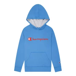 Kids 7-20 Champion® Script Fleece Hoodie -Champion Shop 4928961 Balboa Blue