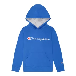 Kids 7-20 Champion® Script Fleece Hoodie -Champion Shop 4928961 Blue