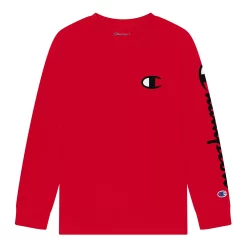 Kids 7-20 Champion® Script Tee -Champion Shop 4947766 Red
