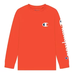 Kids 7-20 Champion® Script Tee -Champion Shop 4947766 Spicy Orange