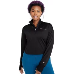 Women's Champion® Soft Touch Quarter-Zip Pullover -Champion Shop 5168821 Black