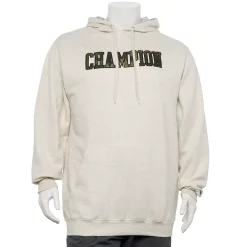 Big & Tall Champion® Powerblend Applique Camo Hoodie -Champion Shop 5189872 Oatmeal Heather