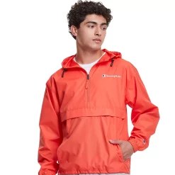 Men's Champion® Packable Jacket -Champion Shop 5243966 Poppy Orange