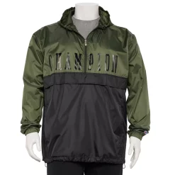 Big & Tall Champion® Collegiate Anorak Jacket -Champion Shop 5475973 Olive Black