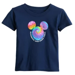Disney's Mickey Mouse Toddler Girl Tie Dye Head Graphic Tee by Celebrate Together™