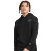 Men's Champion® Camo Logo Powerblend Fleece Hoodie -Champion Shop 5536993 Black
