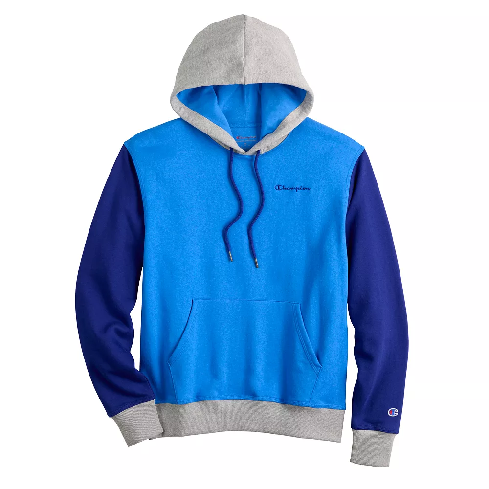 Men's Champion® Colorblock Powerblend Fleece Hoodie 8 Men's Champion® Colorblock Powerblend Fleece Hoodie - Image 6