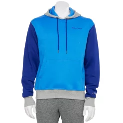 Men's Champion® Colorblock Powerblend Fleece Hoodie 11 Men's Champion® Colorblock Powerblend Fleece Hoodie -Champion Shop 5537040 Blue Jay Valiant Blue