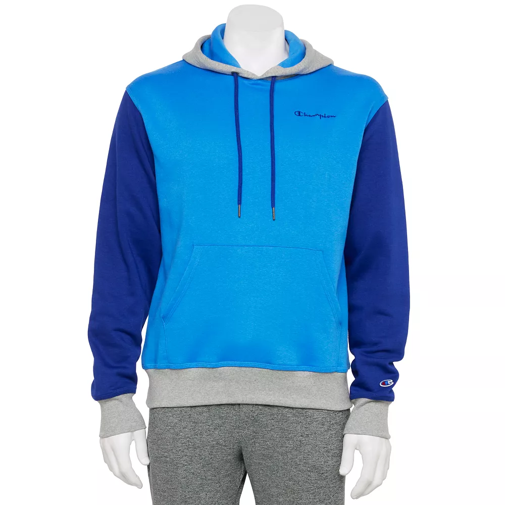 Men's Champion® Colorblock Powerblend Fleece Hoodie 6 Men's Champion® Colorblock Powerblend Fleece Hoodie - Image 4