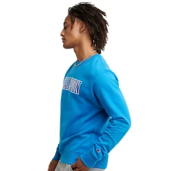 Men's Champion® Powerblend Fleece Crew Sweatshirt -Champion Shop 5537102 ALT2