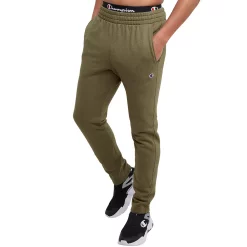 Men's Champion® Powerblend Fleece Slim-Fit Pants -Champion Shop 5537704 Cargo Olive