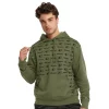 Men's Champion® Powerblend Fleece Hoodie -Champion Shop 5539215 Little Script Olive