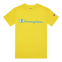 Boys 8-20 Champion® Script Tee -Champion Shop 5911846 Team Gold