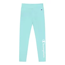 Girls 7-16 Champion® Signature Script Leggings -Champion Shop 6120339 Aruba Blue