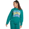 Women's Champion® Powerblend Fleece Crewneck Sweatshirt -Champion Shop 6171401 Emerald Night