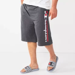 Big & Tall Champion® Vertical Script Fleece Shorts